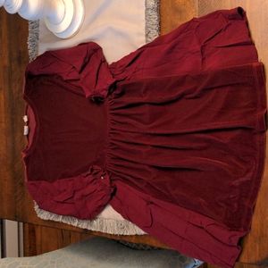 Burgundy Dress - Gap Girl Size 8 (M)